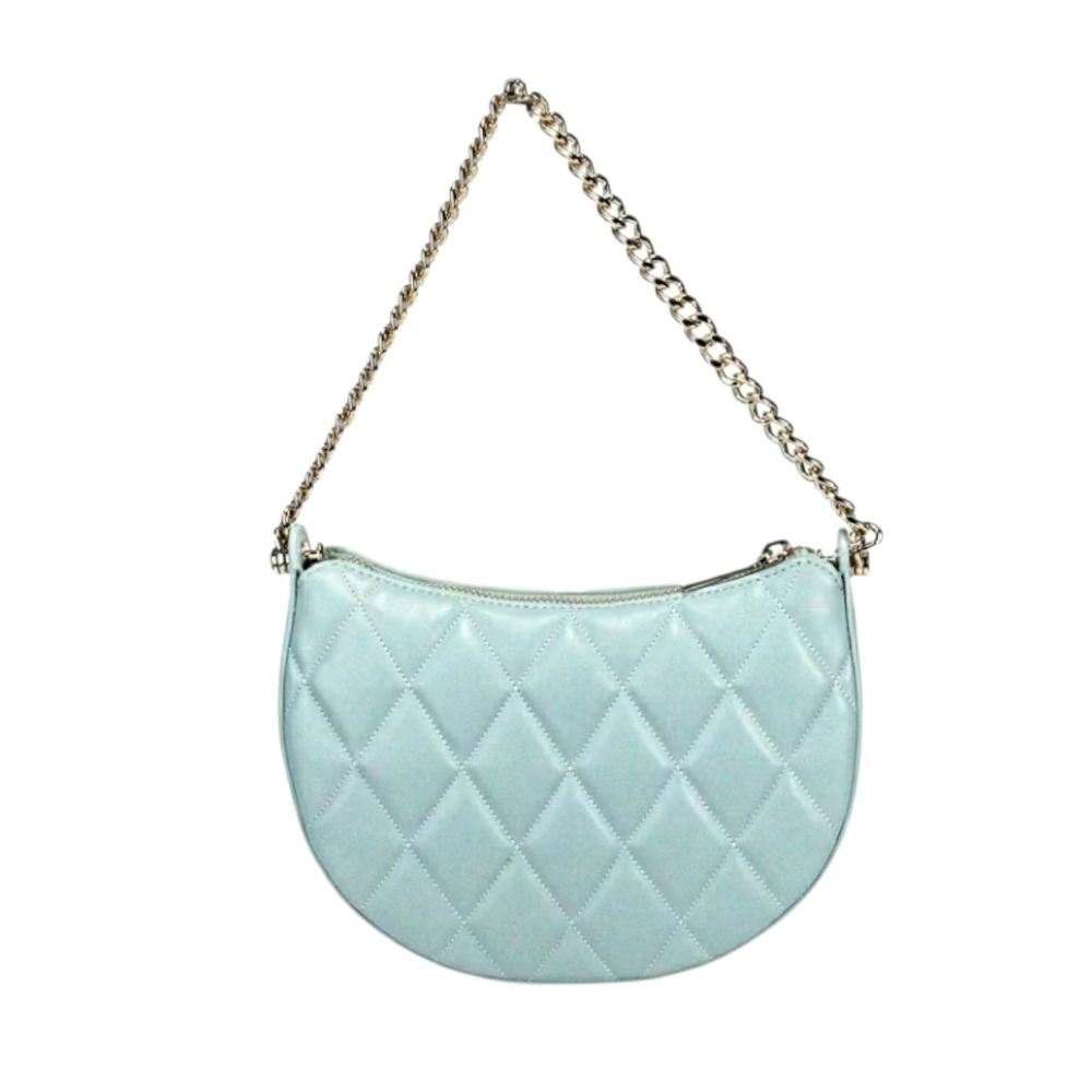 NWT! SET! Kate Spade Carey Wild Sage Quilted Zip Crossbody Bag & Zip Cardholder - Picture 4 of 11